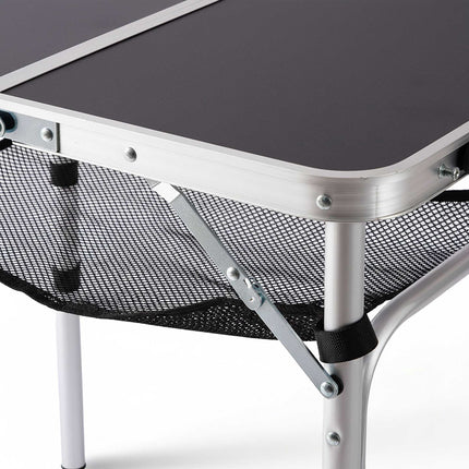 Höhenverstellbarer Camping-Falttisch, Aluminiumgestell