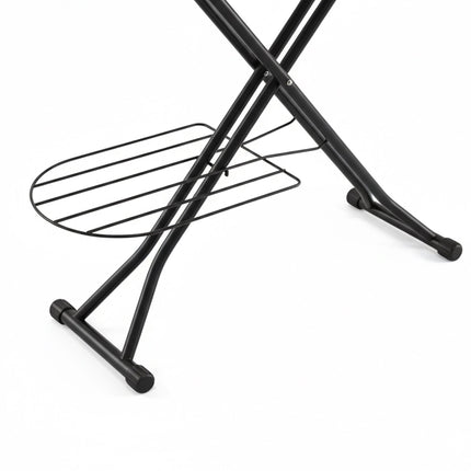 Table à repasser réglable en hauteur avec repose-fer, 110 x 33 cm