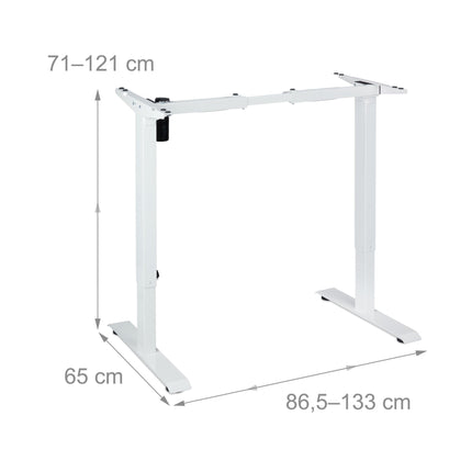 Cadre de table réglable en hauteur