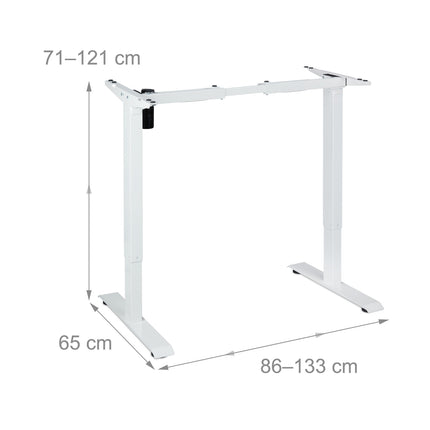 Cadre de table réglable en hauteur