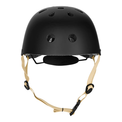 Helm Schwarz-Beige XS (48-52cm)