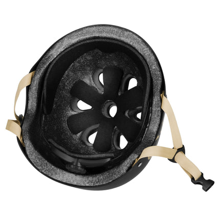 Helm Schwarz-Beige XS (48-52cm)