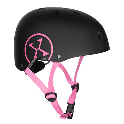 Casque Noir-Rose, Taille S (52-56cm)
