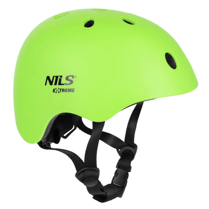 Helm für Skating, Grün, XS (48-52cm), In-Mold-Technologie