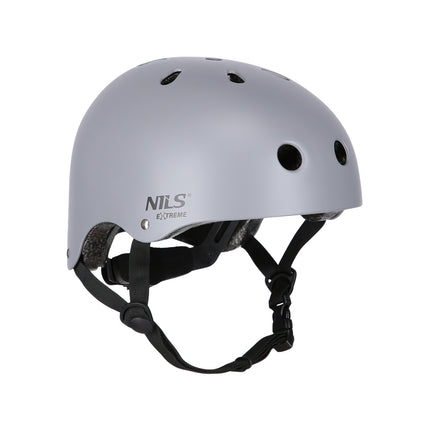 Helmet with Protectors Set, Gray, Size S