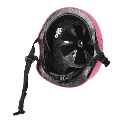 Helmet with Protectors Set, Pink, Size S