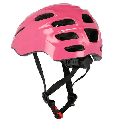 Helm mit Protektoren-Set, Pink, Größe XS