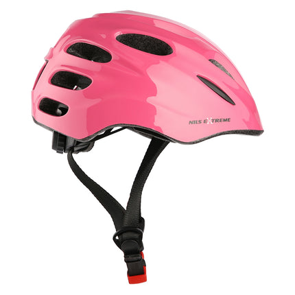 Helm mit Protektoren-Set, Pink, Größe XS