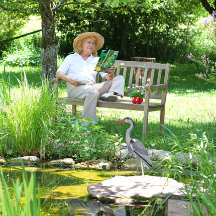 Ensemble de 2 figurines de jardin Héron