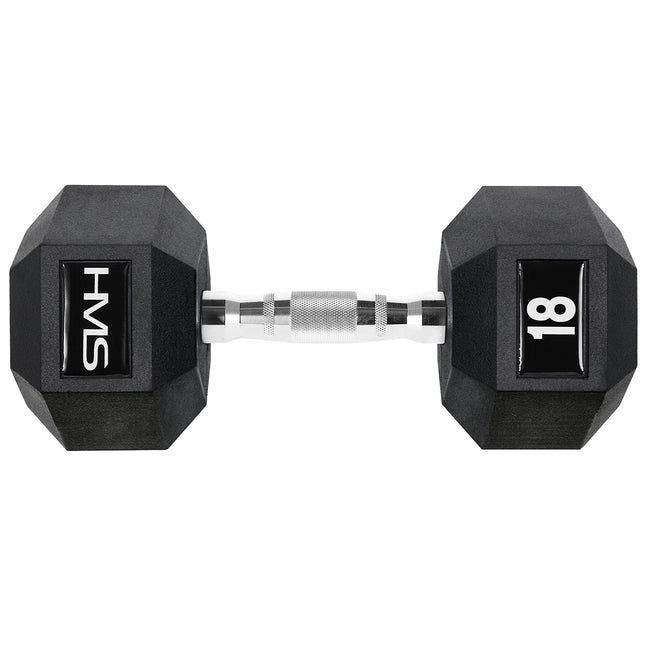 Haltère hexagonale 18 kg - Équipement de gymnastique durable