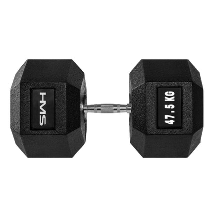 Haltère hexagonale 47,5 kg - Équipement de musculation durable