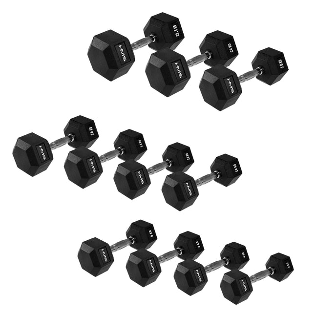 Haltère hexagonale 4 kg - Poignée durable et antidérapante