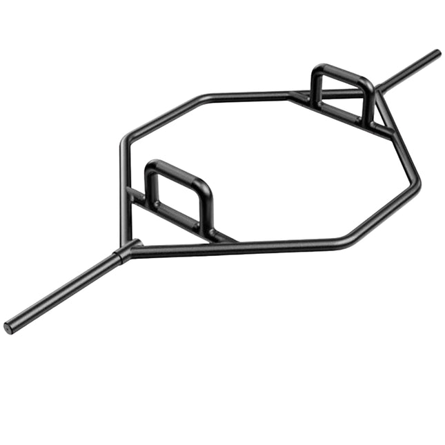 Barre de trappe hexagonale, capacité 226 kg, acier, noire