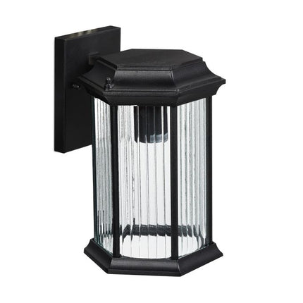 Luminaire extérieur hexagonal pour murs