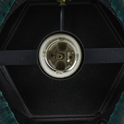 Luminaire extérieur hexagonal pour murs