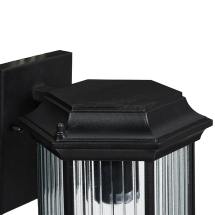 Luminaire extérieur hexagonal pour murs