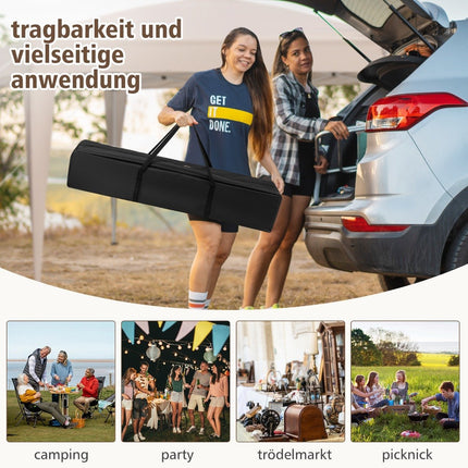 Tente pop-up hexagonale avec sac de transport, 400 x 348 cm