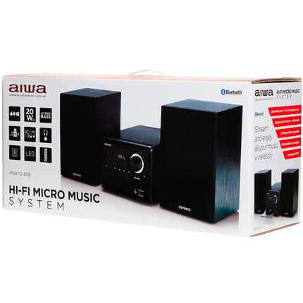 Hifi-Micro-Stereoanlage mit Bluetooth