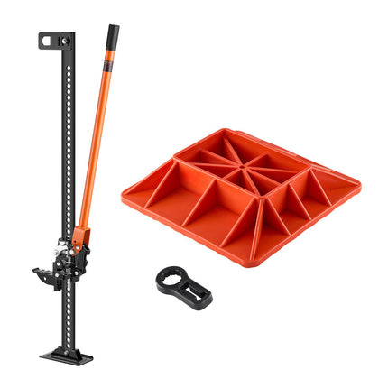 High Lift Farm Jack with Base, 48 in, 3.18 Ton