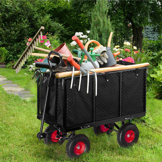 Hohe Schubkarre für den Garten