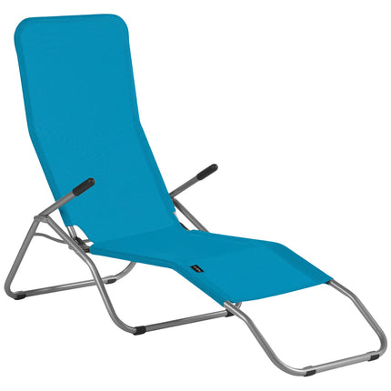 Hiking/Beach Lounger, Turquoise, Foldable Chair