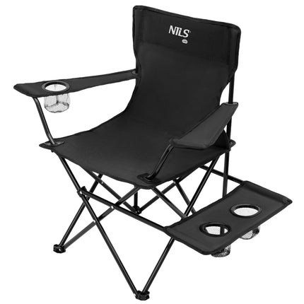 Chaise de randonnée pliable et légère, noire
