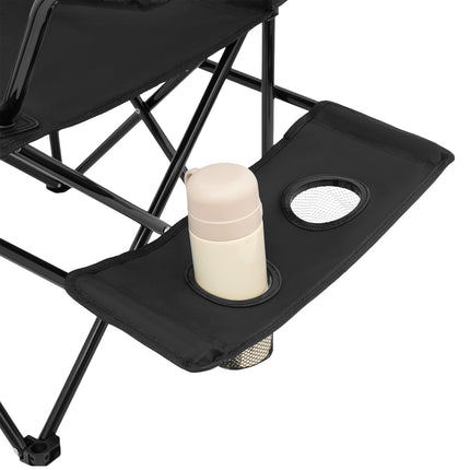 Chaise de randonnée pliable et légère, noire