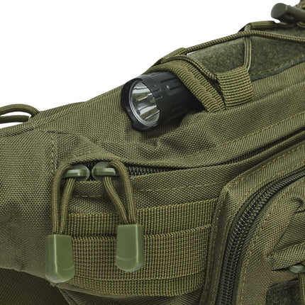 Sac banane, vert - Compact, léger, bandoulière réglable