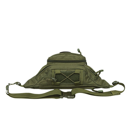 Sac banane, vert - Compact, léger, bandoulière réglable