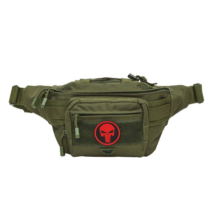 Sac banane, vert - Compact, léger, bandoulière réglable