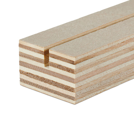 Halter für Tischkarten aus Holz - 36 Stück