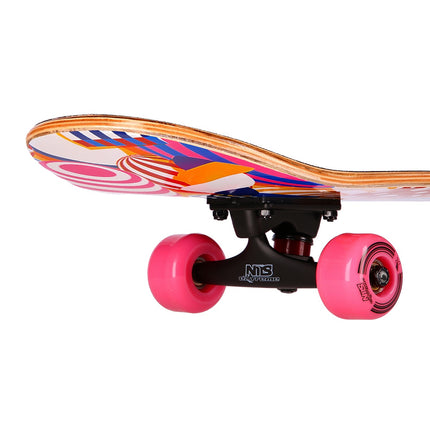 Hoop Skateboard, robustes Deck, Nils Extreme