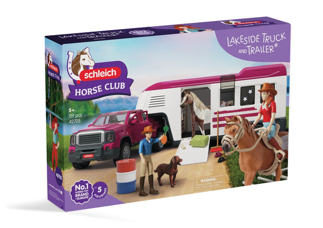 Camion et remorque pour chevaux pour les jeux Schleich Horse Club