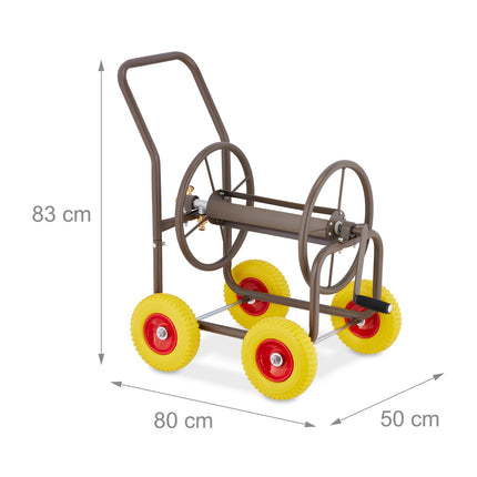 Schlauchwagen mit 4 Rädern