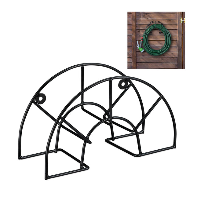 Support de tuyau mural rond