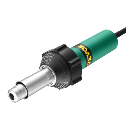 Hot Air Plastic Welder 1600W, 2 Nozzles and Seam Roller, 9 Heat Levels