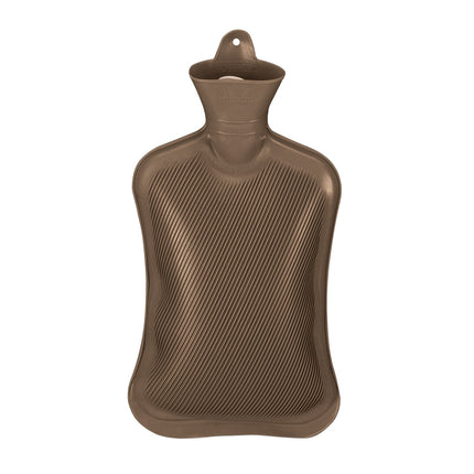 Bouillotte 2 L - Marron, anti-fuite, anti-douleur