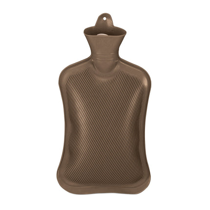 Bouillotte 2 L - Marron, anti-fuite, anti-douleur