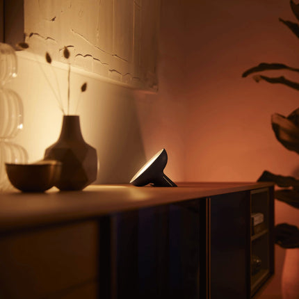 Hue Bloom Color Table Lamp Black
