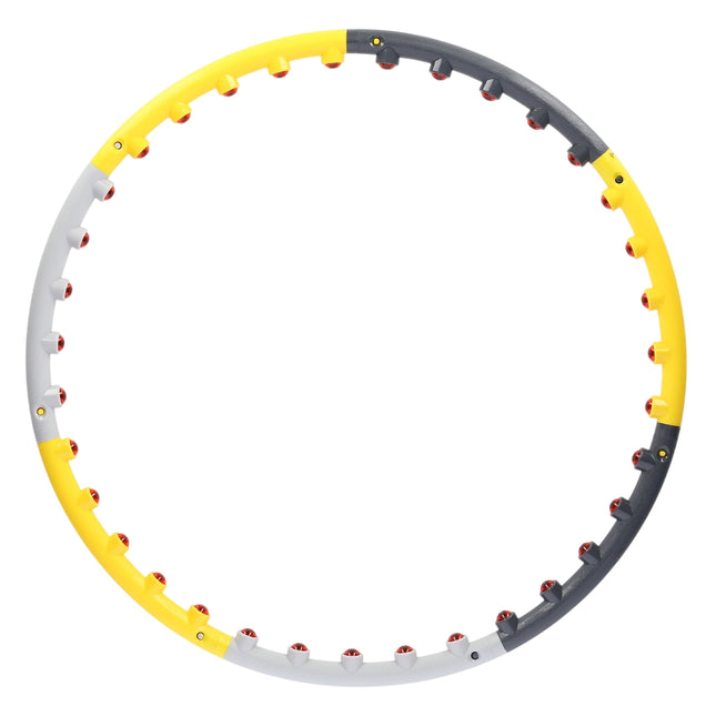 Hula-Hoop-Reifen 85cm, Grau-Gelb Fitness-Ring