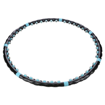 Hula Hoop 98 cm, anneau de fitness noir-bleu