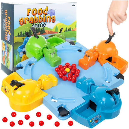 Jeu d'arcade Hungry Hippos pour enfants, divertissement familial, 2 à 4 joueurs