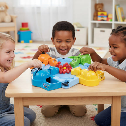 Jeu d'arcade Hungry Hippos pour enfants, divertissement familial, 2 à 4 joueurs