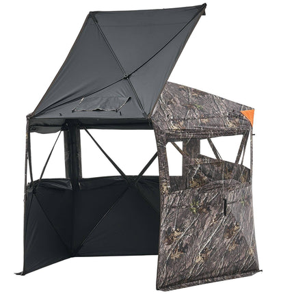 Hunting Blind Tent, 6-7 Person Camo, Silent Zipper