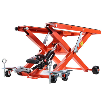 Hydraulic Motorcycle Lift Jack, 499 kg, 120-385 mm