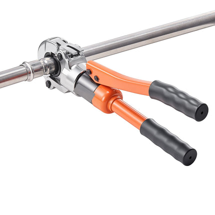 Hydraulic Pipe Crimping Tool, 5 Jaws V12-V28, Case
