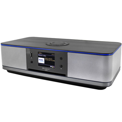 ICD2023SW Stereo-Musiksystem mit WLAN-Internet/DAB+/UKW-Radio, CD/MP3, USB, Bluetooth®, LED-Licht