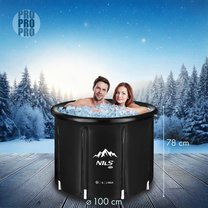 Bac à glace, 100 cm, équipement de camping portable