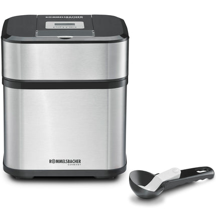 Eismaschine IM 12 Kurt 0,5l Edelstahl Sorbet, Speiseeis Frozen Yogurt Slush