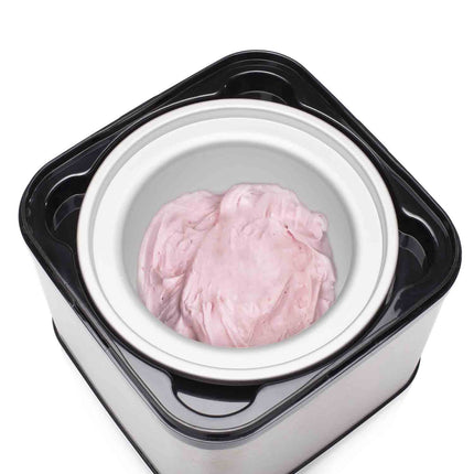 Eismaschine Edelstahl 1,5l LCD